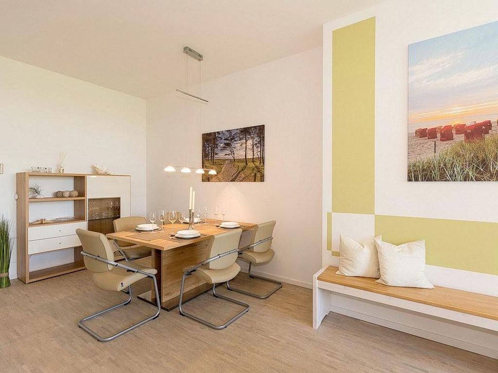 Tolles Ferienapartment mit Dachterrasse, Strandkorb, Kamin, Sauna und Meerblick - DünenResort Binz detail 3
