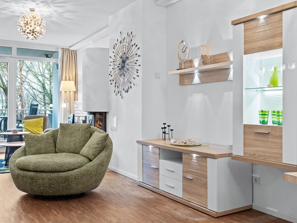 Ferienapartment mit Fußbodenheizung, Kaminofen und Balkon - nur 150 m zum Strand - DünenResort Binz detail 4