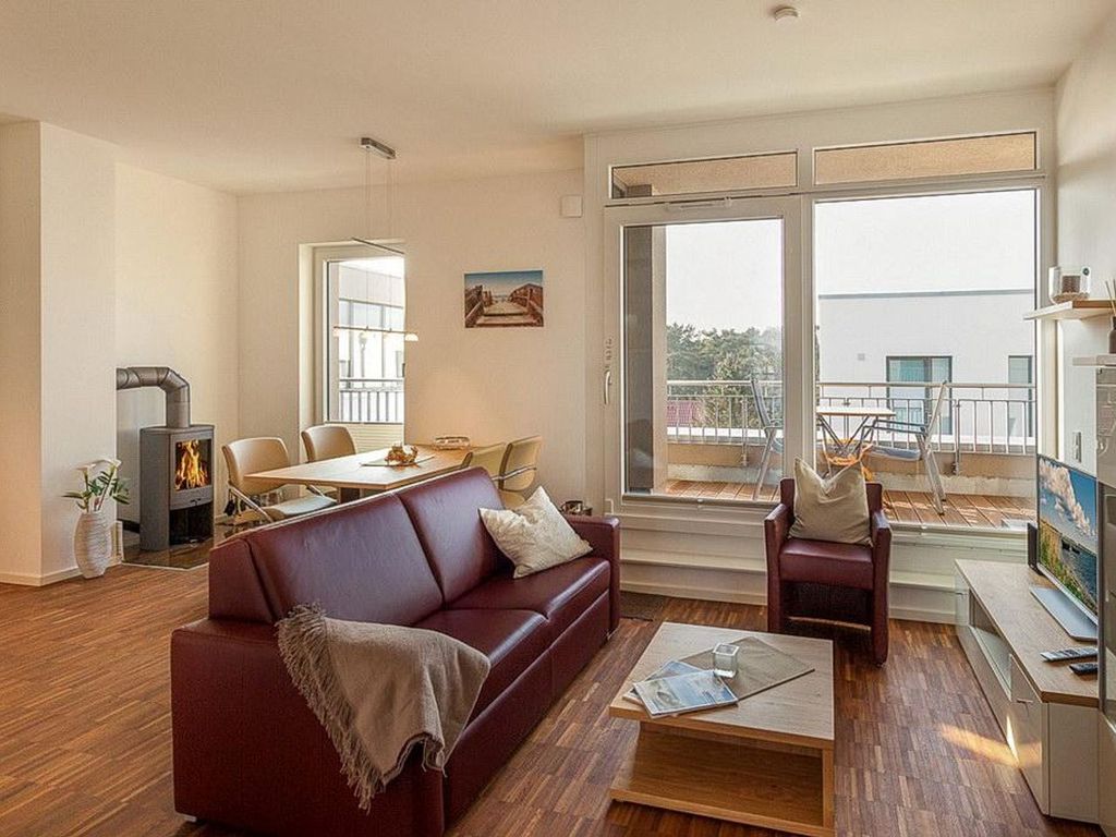 Tolles Penthouse an der Ostsee für zwei mit Dachterrasse, Meerblick & Strandkorb - DünenResort Binz detail 1