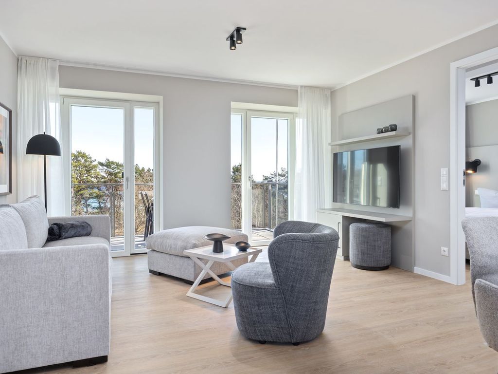 Tolles Ferienapartment an der Ostsee mit Balkon, Meerblick und zwei Badezimmern!