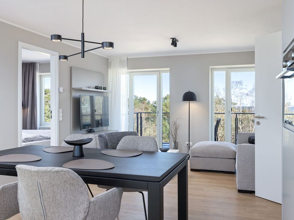 Tolles Familienapartment an der Ostsee mit Balkon, Meerblick und zwei Bädern - Strandresidenzen Binz-Prora detail 3