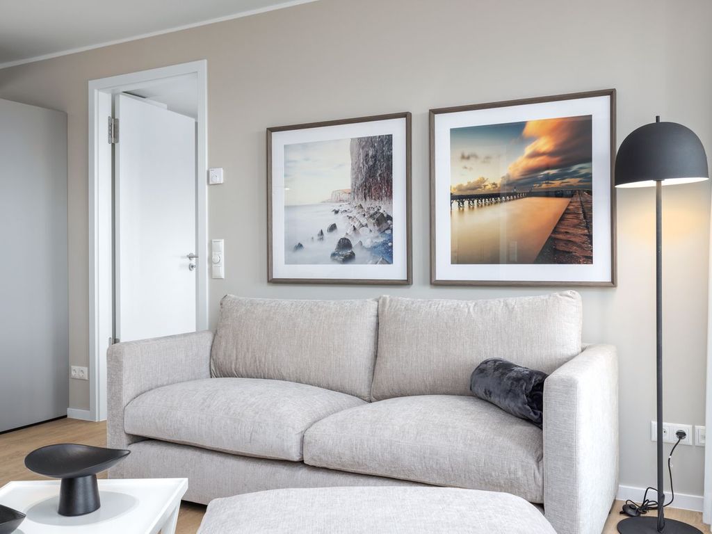 Tolles Ferienapartment an der Ostsee mit Balkon, Meerblick und zwei Badezimmern! - Strandresidenzen Binz-Prora detail 1