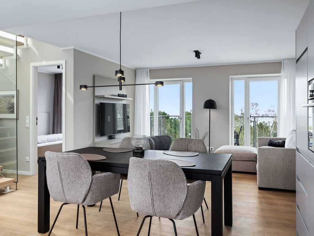 Penthaus mit Dachterrasse, Strandkorb, Meerblick & zwei Bädern in Strandlage! - Strandresidenzen Binz-Prora detail 2