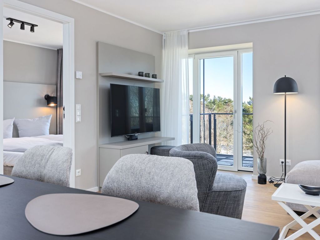 Tolles Familienapartment an der Ostsee mit Balkon, Meerblick und zwei Bädern - Strandresidenzen Binz-Prora detail 4
