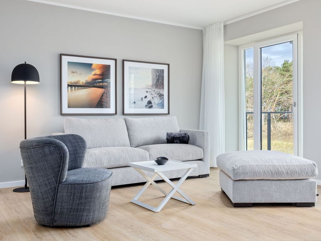 Schönes Ferienapartment in Toplage direkt an der Ostsee mit Balkon zur Meerseite