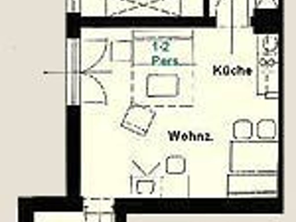 Ferienwohnung Tempelhof, 50 qm, 1 Schlafzimmer, max. 4 Personen - Ferienanlage Alt Reddevitz detail 1