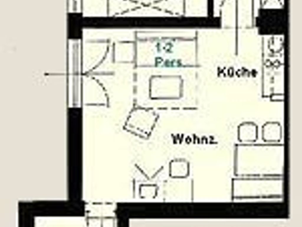 Ferienwohnung Tempelhof, 50 qm, 1 Schlafzimmer, max. 4 Personen - Ferienanlage Alt Reddevitz detail 1