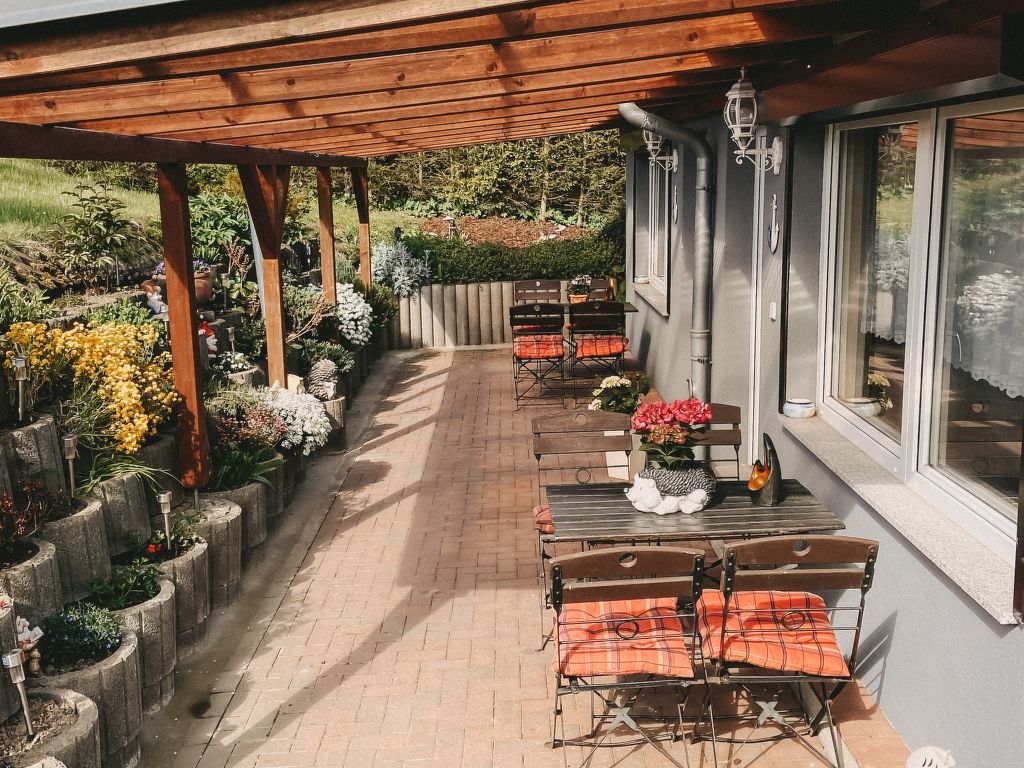 Überdachte Terrasse detail 3