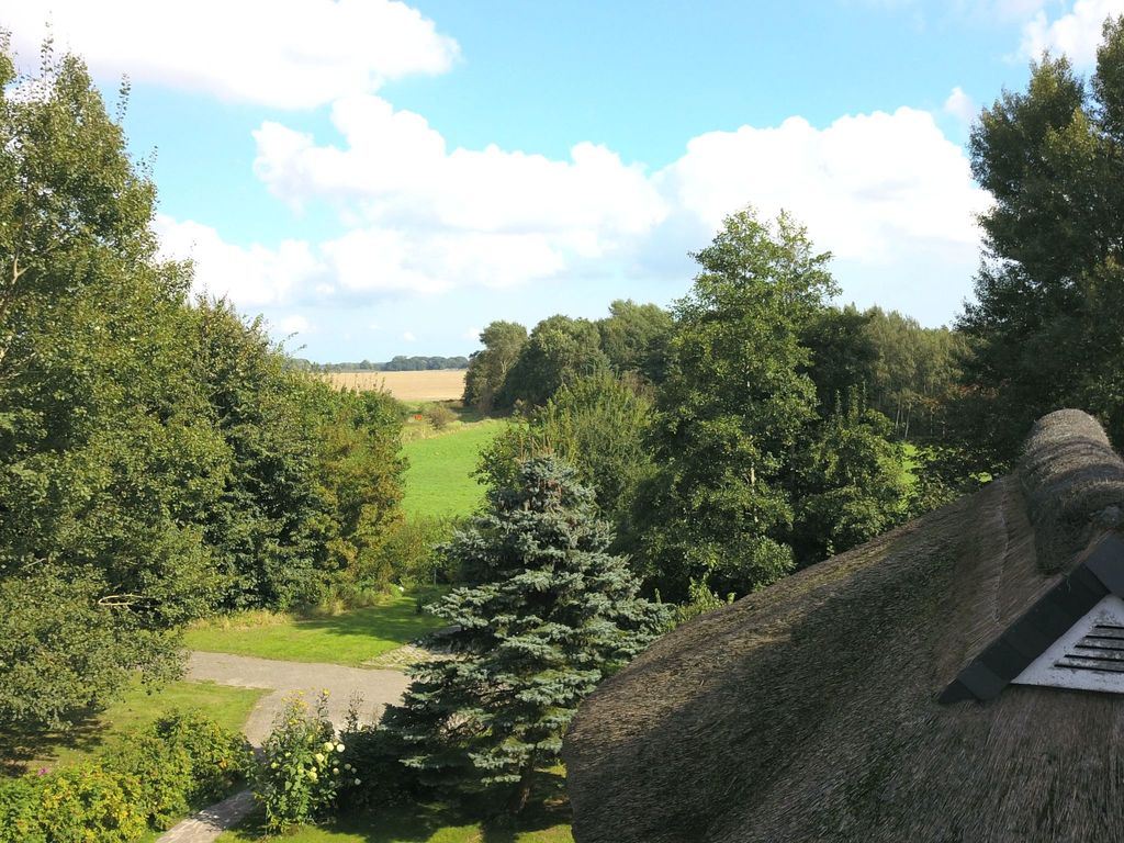 Idyllisches Reetdachhaus mit großem Garten detail 2