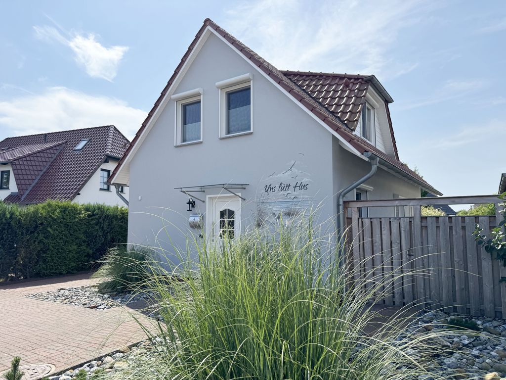 F: Ferienhaus Uns lütt Hus mit Sauna, Kamin & Terrasse