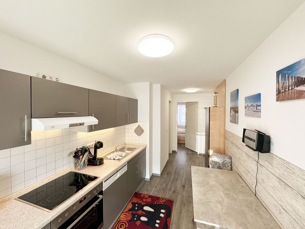 Wohnung 01 mit Terrasse und Boddenblick - MR: Haus Inselperle mit Blick auf den Bodden detail 3