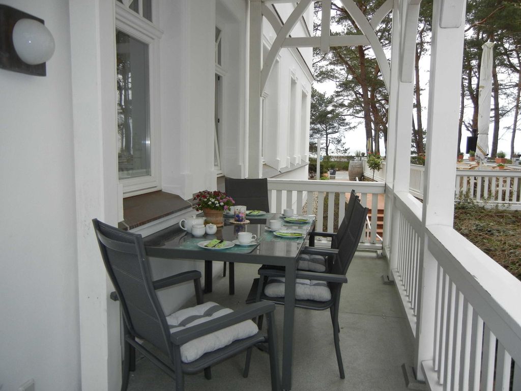 Villa Gudrun Strand-App. 551 Balkon seitl. Meerbl. detail 2