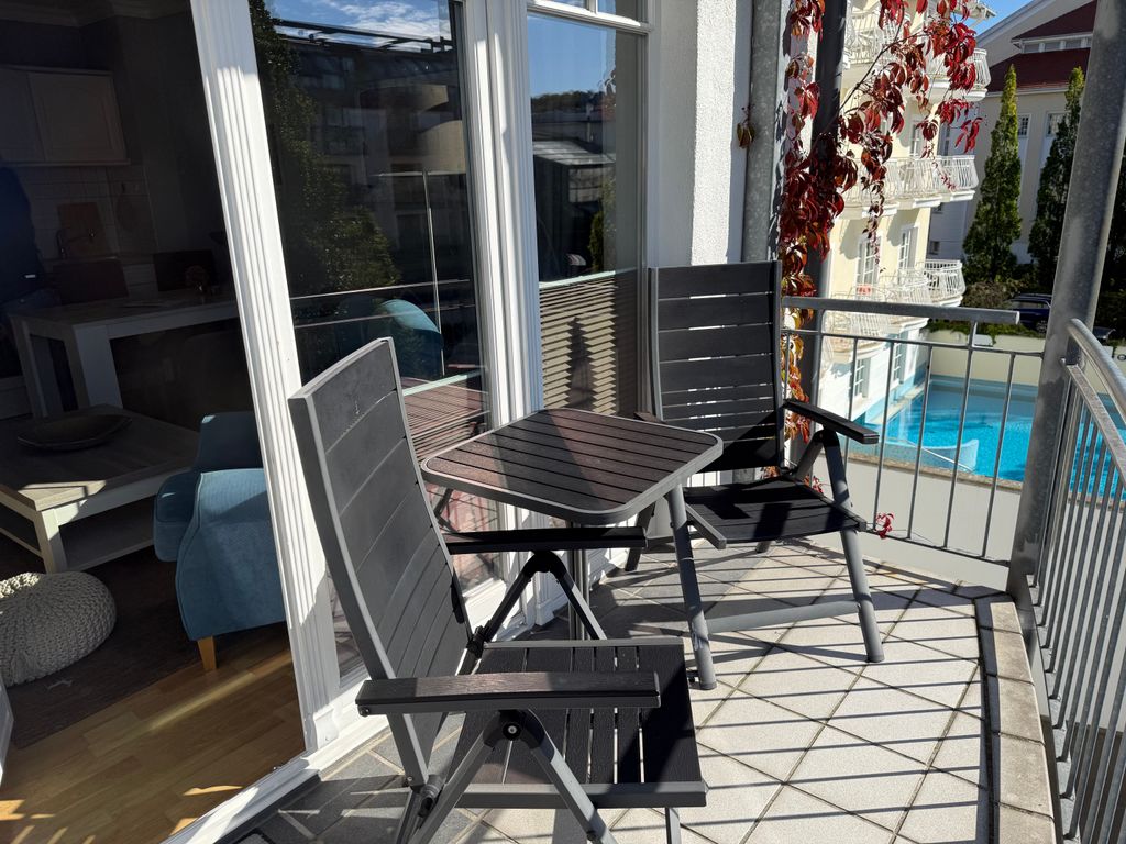 App. Meeresrauscher, strandnah, Gelkamin u. Balkon detail 2