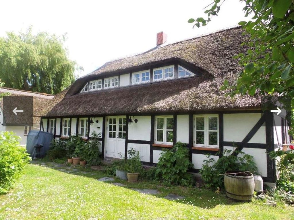 Mönchguter Ferienhaus unterm Reetdach mit Kamin und Sauna detail 1