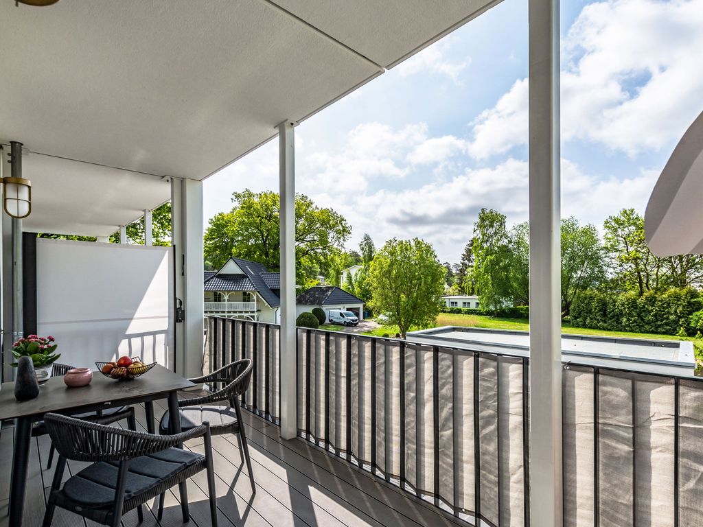 App. Sonnenschein im Ostseebad Sellin Balkon und Sauna detail 4