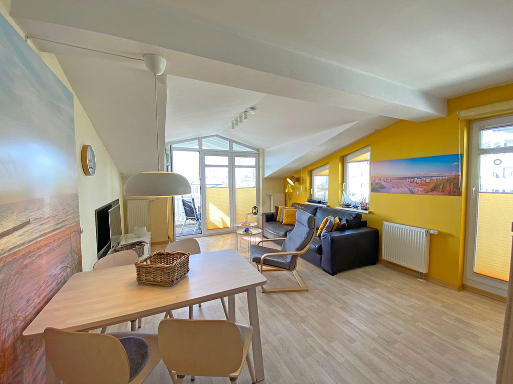 Ferienwohnung 09 3-Raum DG mit 2 Balkonen