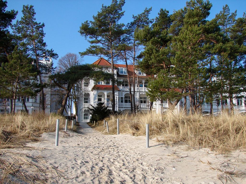 Villa Strandidyll Apartment 6, Balkon mit Meerblick detail 1