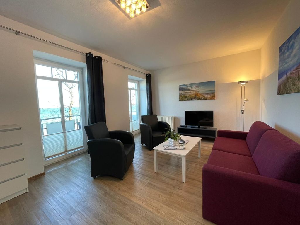 01 schöne 2-Raum-Fewo mit Seeblick, Strandlage mit Terrasse