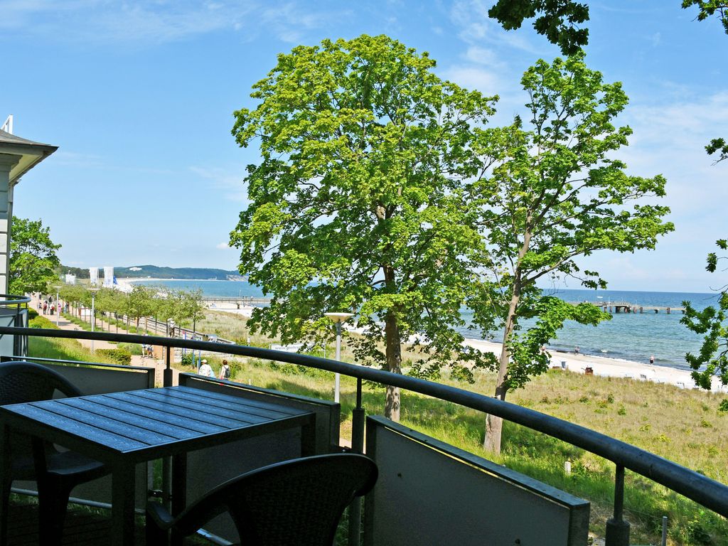 02 schöne 2-Raum-Fewo mit Seeblick, Strandlage mit Terrasse