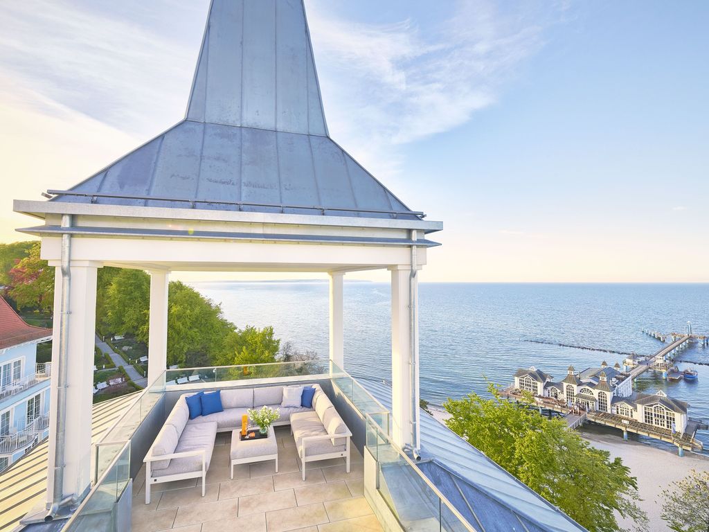FIRST Sellin | Penthouse Meerblick + SPA