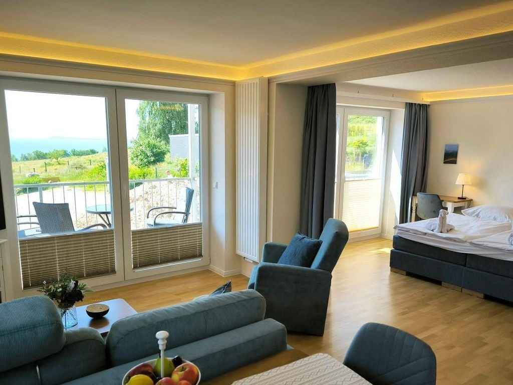 2-Raum-Ferienwohnung mit Meerblick und Balkon (Mr)