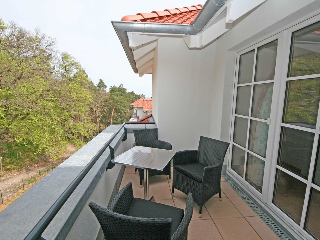 F: Haus Meeresblick A 4.01 Strandkorb mit Balkon