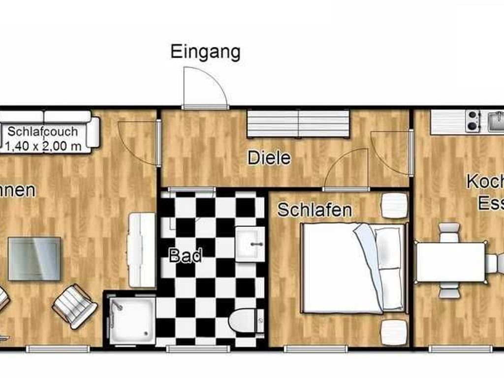 Ferienwohnung 2 - ! NEU ! Ferienhaus Binz detail 4