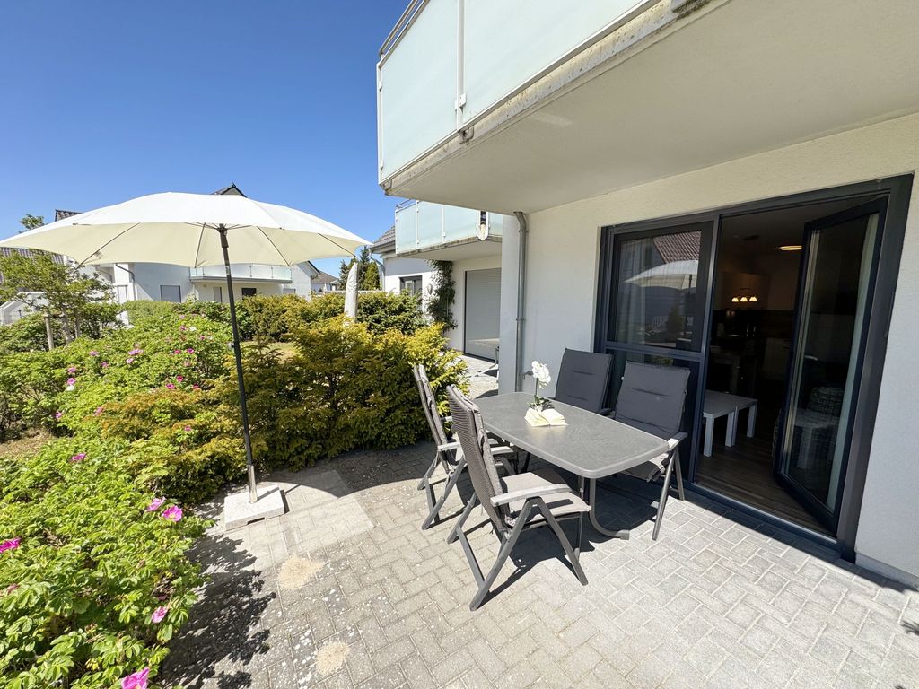 F: Haus Düne Whg. 03 mit Kamin & Süd/West Terrasse & Balkon detail 4