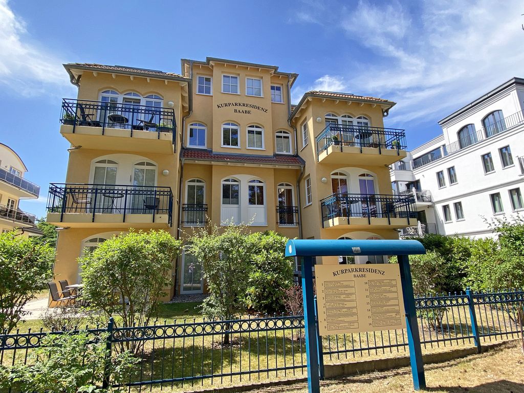 F: Kurparkresidenz Baabe Whg. 05 Meeresgarten mit Terrasse