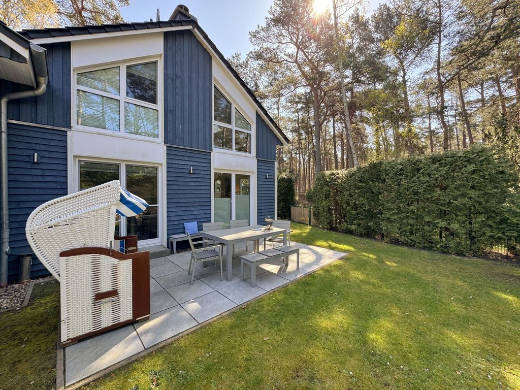 F: Ferienhaus Blaue Welle mit Terrasse detail 2
