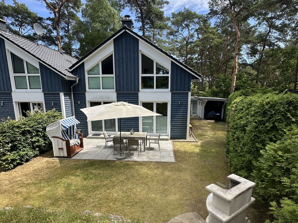 F: Ferienhaus Blaue Welle mit Terrasse