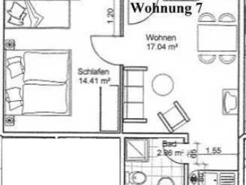 Wohnung Sanddorn 7 für 5 Personen - Ferienpark Bernstein detail 1